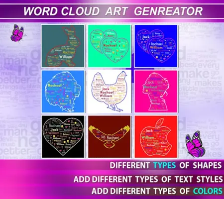 Word Cloud Art Generator android App screenshot 2